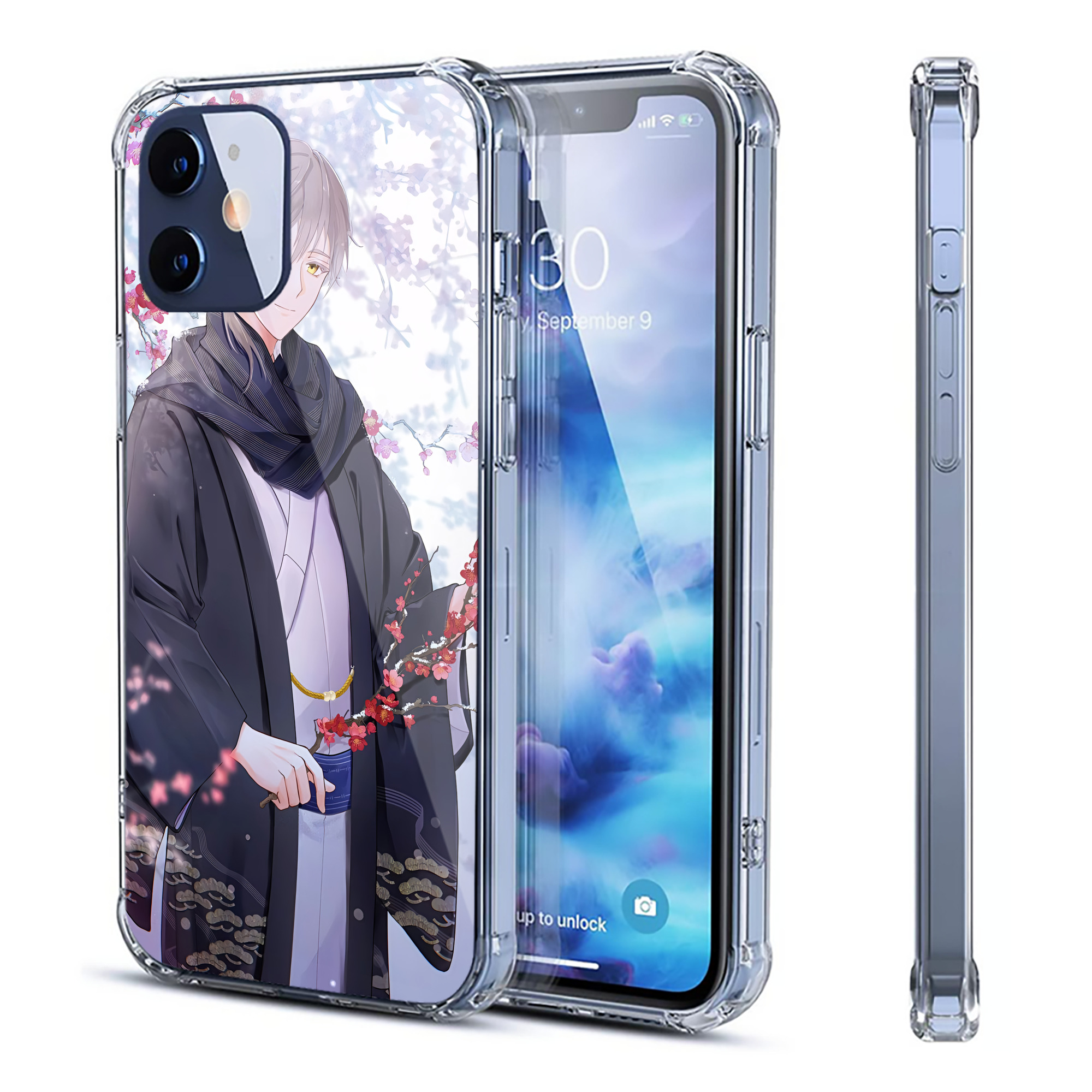 （画像用） 刀剣乱舞 Touken Ranbu 【iPhone 12シリーズ対応】透明スマホケース（クリアソフトケース）